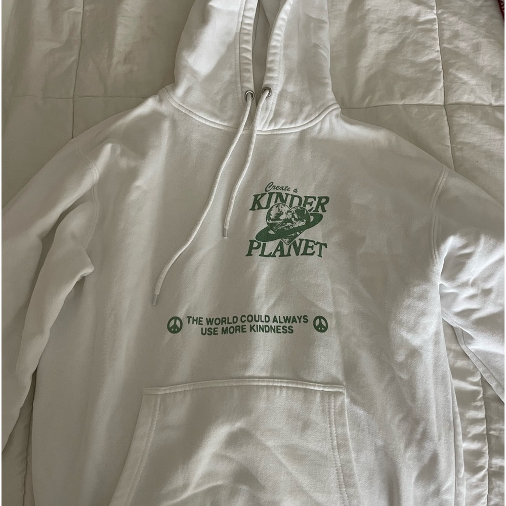 Lane Seven White Hoodie, Kinder Planet